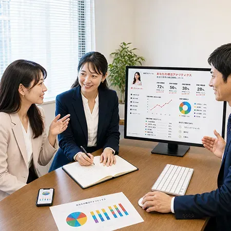 お見合い結果や交際状況をデータで見える化