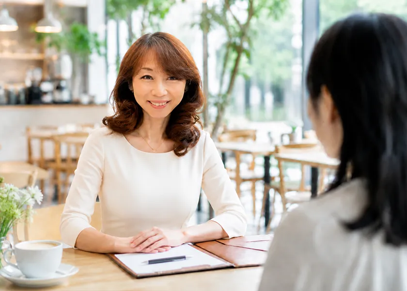 無理な勧誘はいたしません