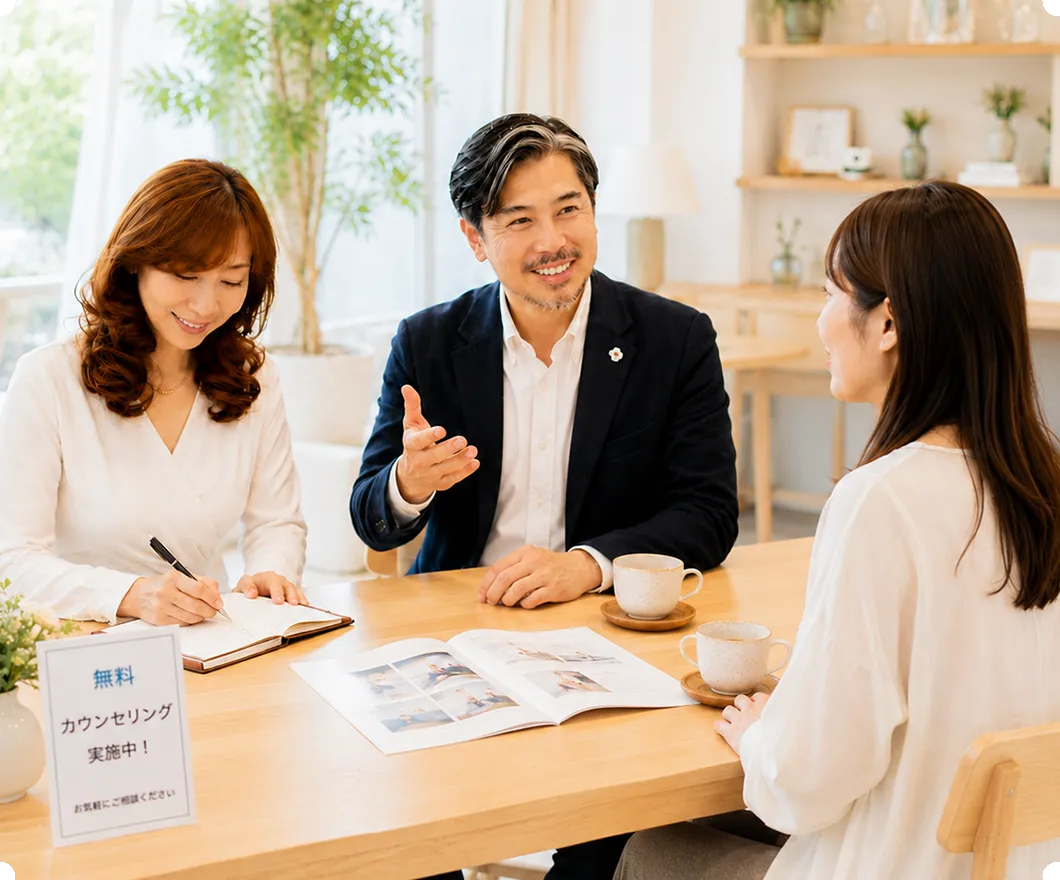 成婚までの流れステップ１）